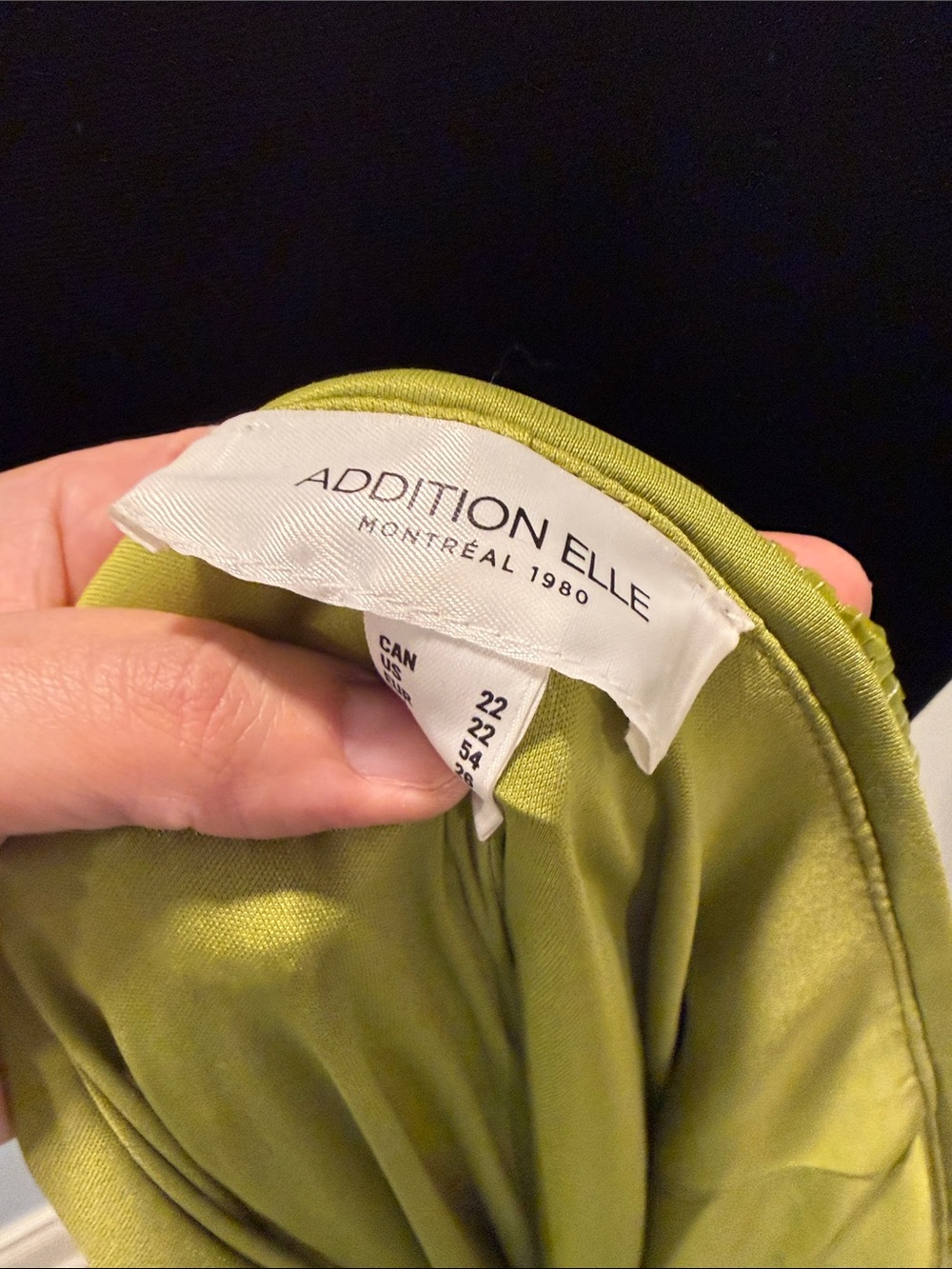 Addition Elle Chartreuse Sequin Midi Skirt + Top Set - Picture 12 of 13